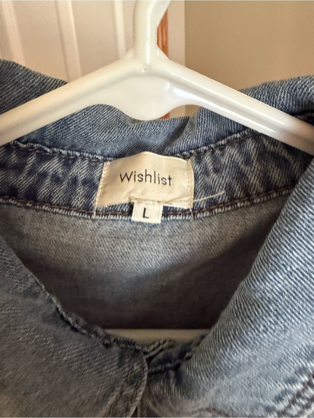 Wishlist Light Wash Denim Romper - Picture 2 of 3